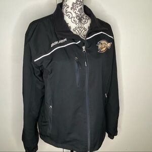 Bauer NHL Ducks Rinks Coaches Black Jacket
